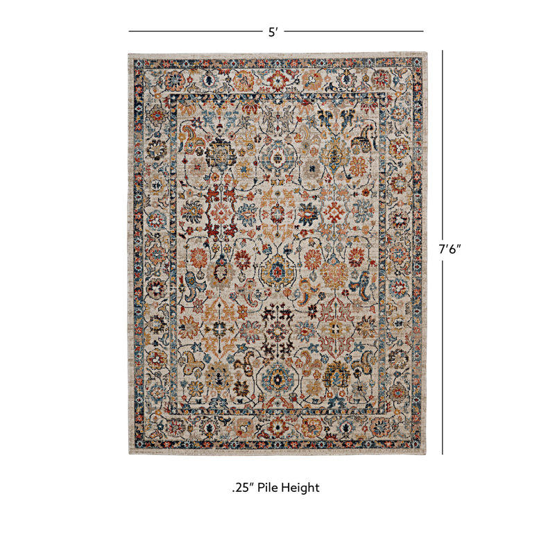 Presli Indoor Rug, Rectangle 5' x 7'6