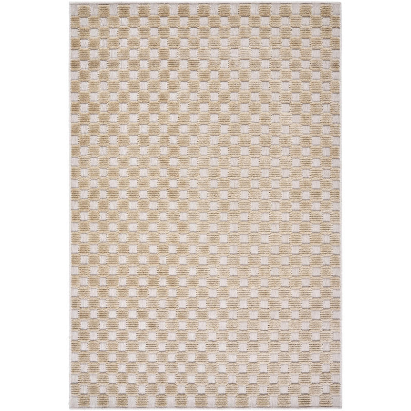 Elli Washable Geometric Indoor Rug, Rectangle 5' x 7'2"