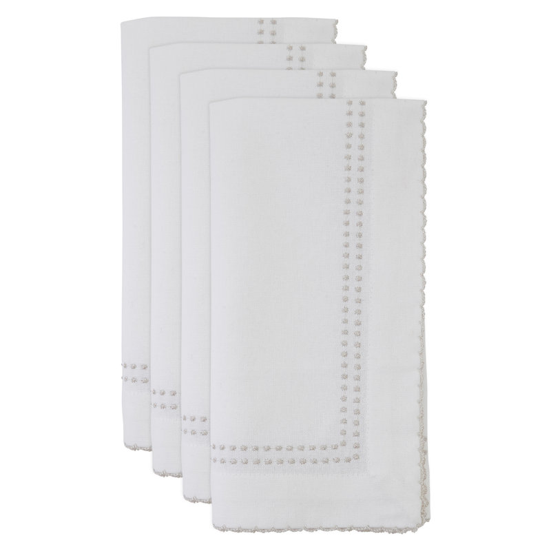 Ensemble de serviettes en coton 4 pièces Satchell, Rouge