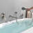 Wall Waterfall Faucet with Diverter-93993478