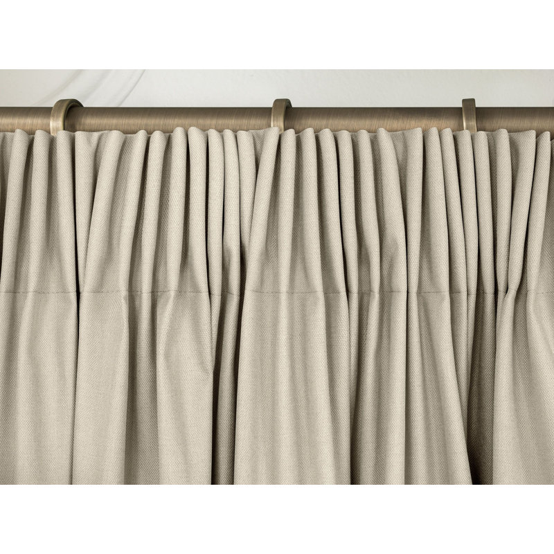 David Semi Sheer Curtain, 102" x 108", Gray