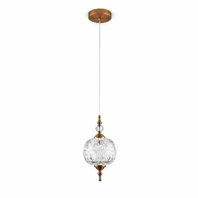 Luminaire suspendu en verre 63 * 8,1