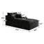 Y139-R-SLEEPER-NOIR Canapé-lit droit noir-1503687629