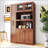Kitchen Pantry Cabinet With Multi-Functional Pull-Out Multi-Tier Storage Shelf