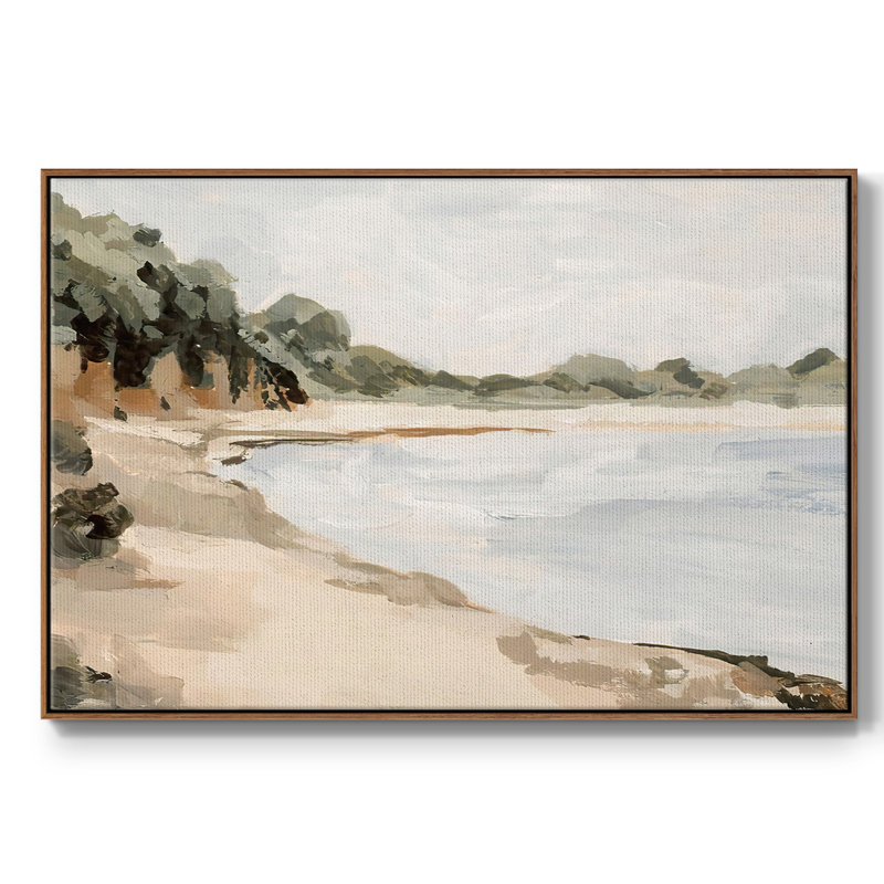 Bluff Bay II, Noyer, H 17 po x l 25 po x P 2 po