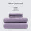  Ensemble de draps en tricot de coton toutes saisons-29832911-29832914