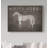 "Cheval blanc avec mots" par Ryan Fowler - impression sur toile tendue-31879220