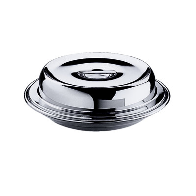 Room Service Insulated Plate with Cover and Thermal Serving Unit  - 12 Pieces - Stainless Steel