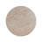 Rounded Tapered Cylindrical Structure Side Table,Travertine Finish