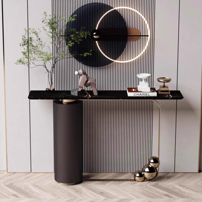 Console en pierre frittée de style américain