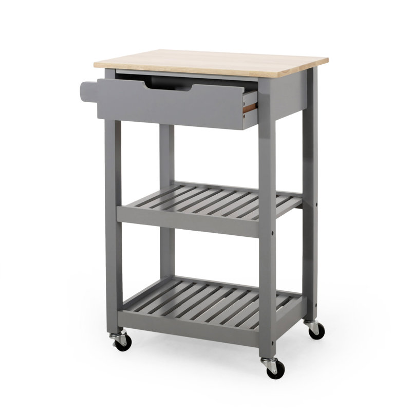 Kitchen Cart(No Include Stool), Gray