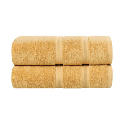 Smart Dry Zero Twist Cotton Medium Weight Bath Sheets (Set of 2)
