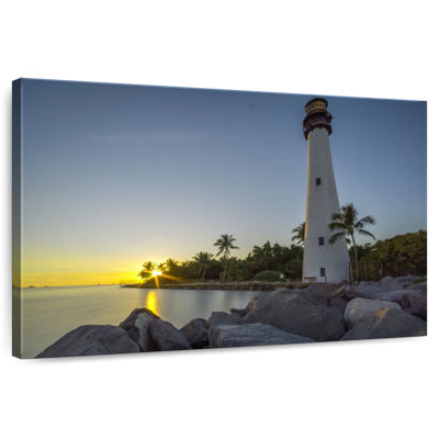 Aletra Key Biscayne Lighthouse Sunset