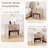  Modern Nightstand Bedside Table With Drawer Open Storage Shelf For Small Spaces -499042920