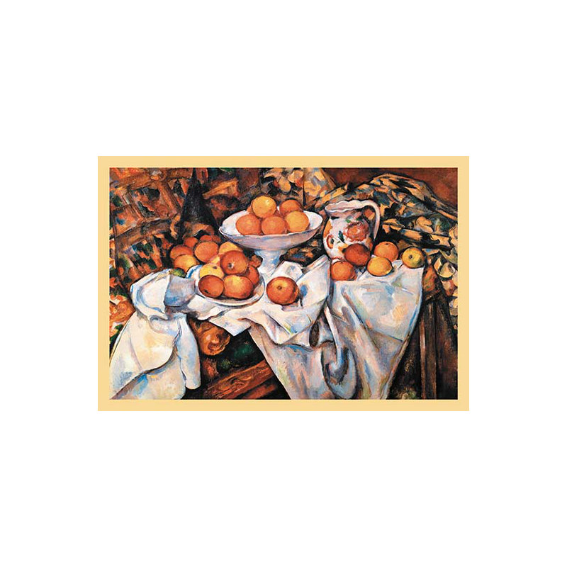 « pommes et oranges » par paul cezanne, reproduction d’art