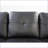 Sectional Sofas Irine Traditional L-Shaped 3-Piece for Movie Nights, Game Days with Ottoman | Faux Leather | Black