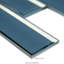 Subway 12 in. x 12 in. Glossy Glass Mosaic Wall Tile-89351308