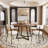 Modern Farmhouse Kitchen Dining Table Set-1072229147-1072229120-1066714989