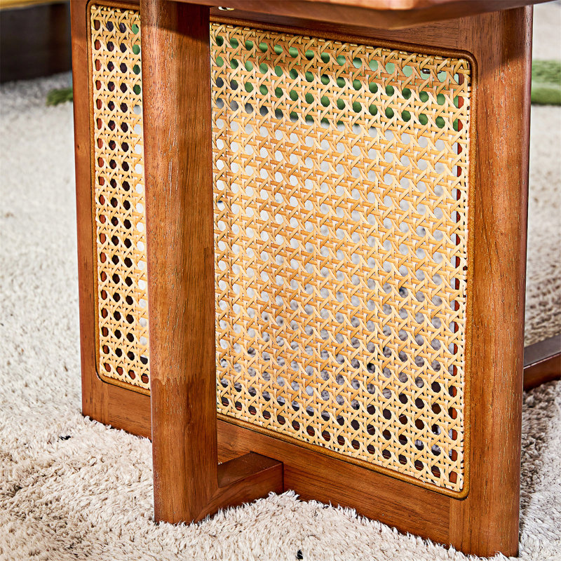 Table basse en bois, Noyer, Noyer