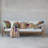 Cotton Blend Tufted Pillow With Abstract Design-163994575