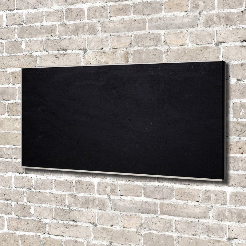 Black Board - Wrapped Canvas Print