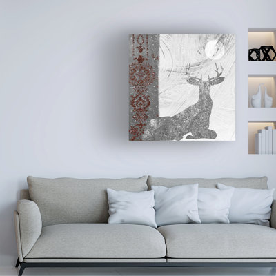 Art sur toile, boléro argenté, Moon Sasha II