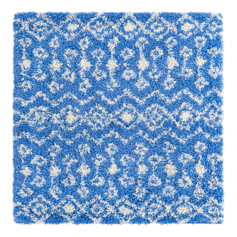 Griego Geometric Indoor Rug, Square 4'