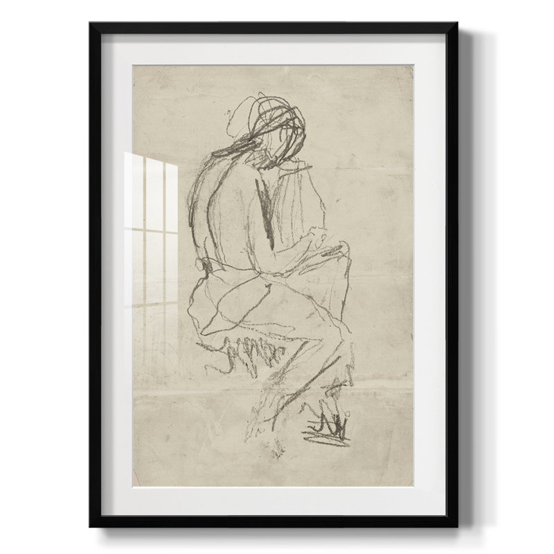 Croquis rétro CIV - impression encadrée