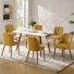 Ensemble de chaises de salle à manger rembourrées l 19,25 po Kanalu