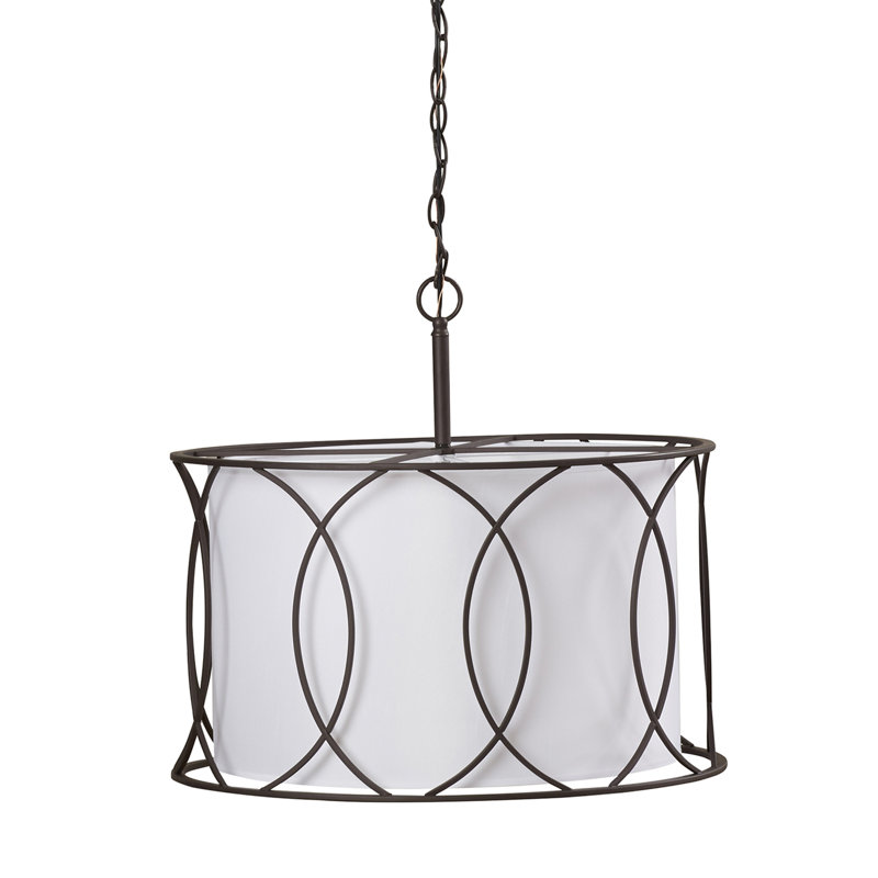 Lustre cylindrique à 3 lumières Tadwick