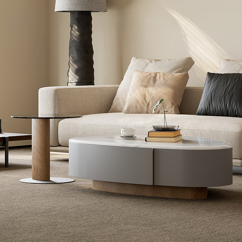 Marble creative multi-functional tea table