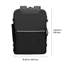Sac à dos de voyage sous vide, 80 L, sac à dos de voyage à compression sous vide extensible avec pompe, avec serrure approuvée par la TSA, sac à dos Airback, bagage à main résistant à l'eau, pour affaires, noir
