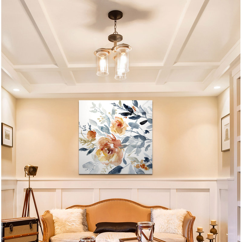 «Flowering Branches II», peinture, Toile tendue, H 10 po x l 10 po x P 1,5 po