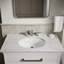 Lavabo de salle de bain ovale encastré en céramique Caxton®-6952439
