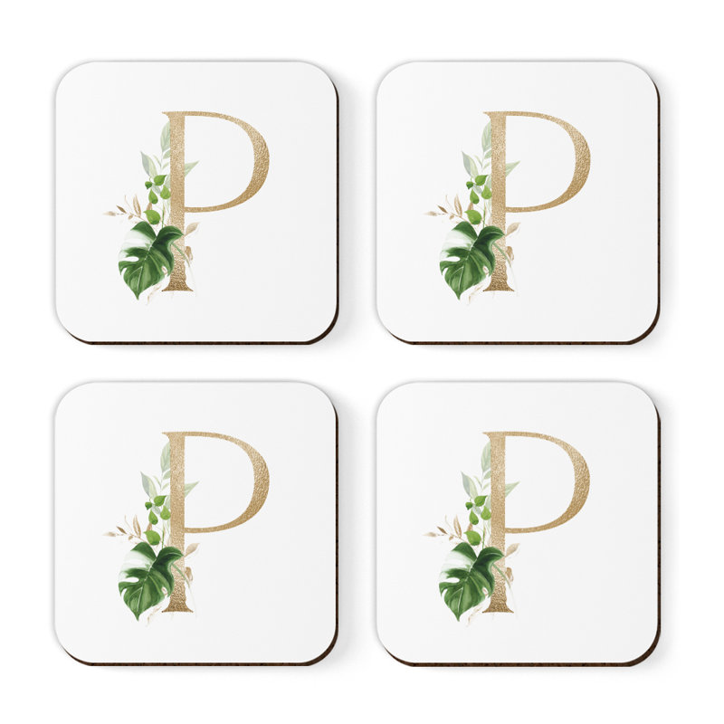 Sous-verre à monogramme Exotic, P