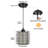 1 - Light Black Lantern Pendant