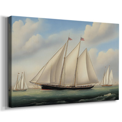 Nautical Series-Cxxxv -Galerie enveloppée Cavas