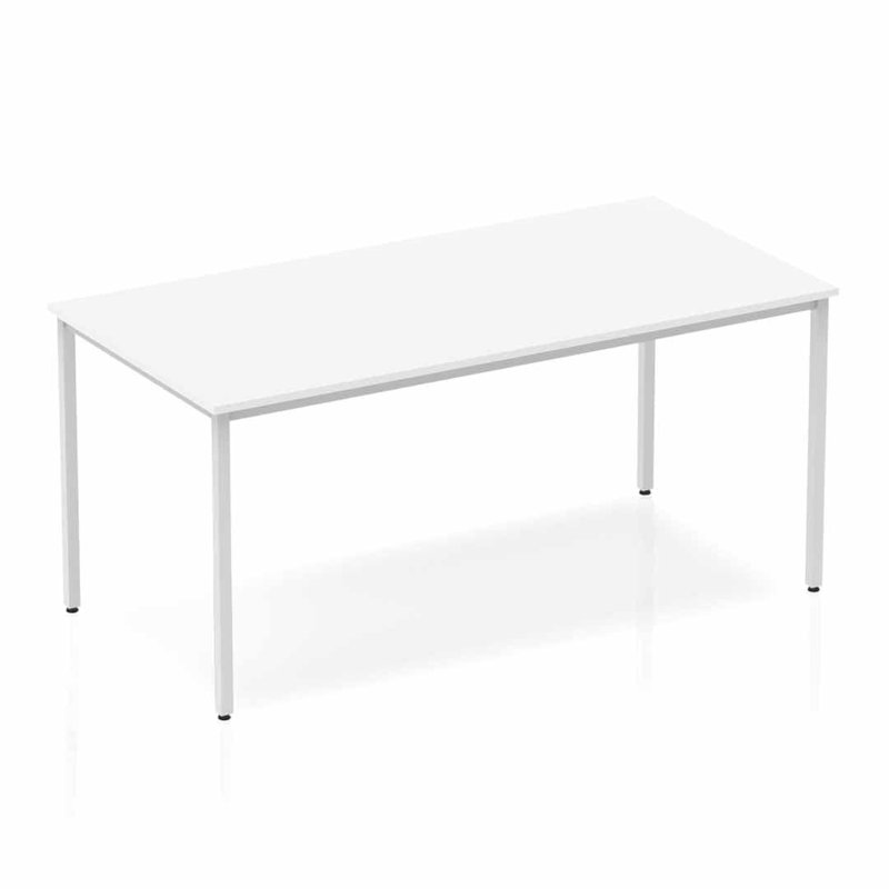 Kyvan Rectangle Conference Table, 72.5cm H x 160cm L x 80cm D, White
