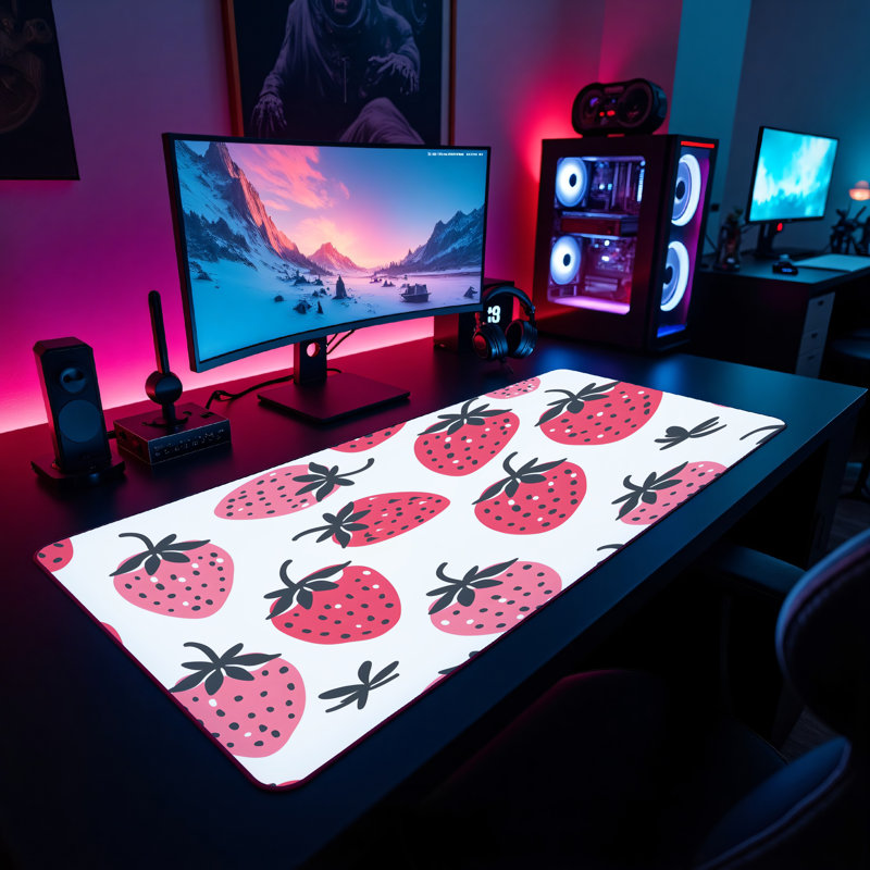 Polyester Desk Pad, 14.4x12.1