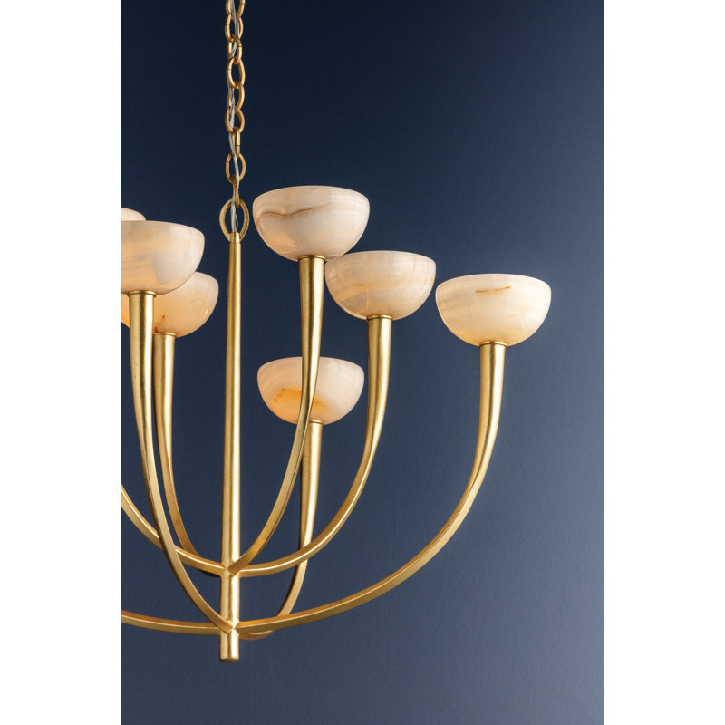 Alsen Pendant, 24.5" H x 33.5" W x 33.5" D, 8 Lights