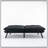 Cream Convertible Folding Modern Sofa Bed With Adjustable Armrest And Backrest For Small Spaces-1074237394