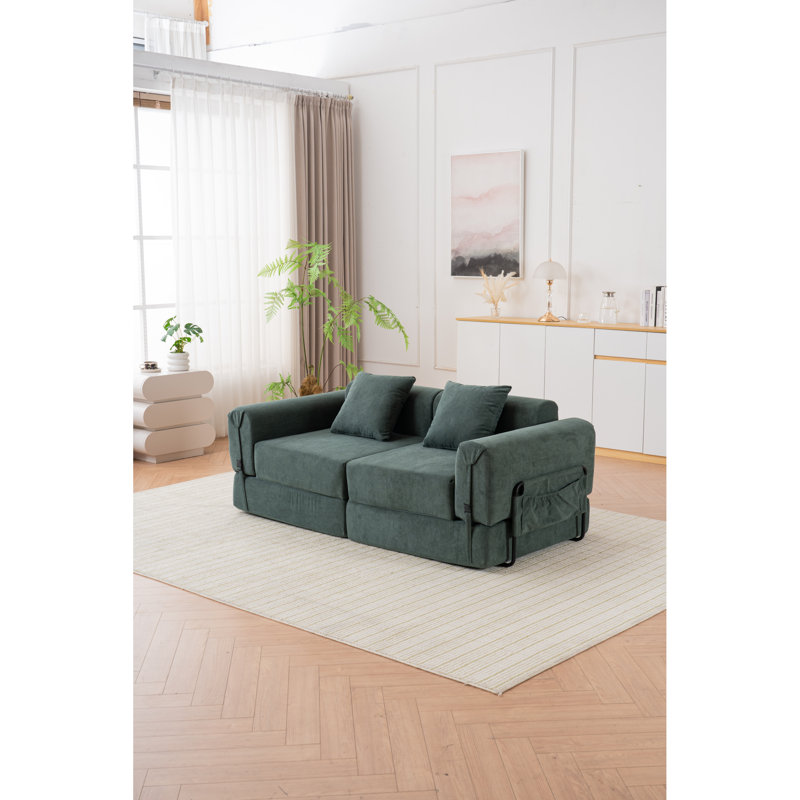 Canapé inclinable modulaire en mélange de polyester