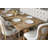 Amaro Pine Solid Wood Top Dining Table