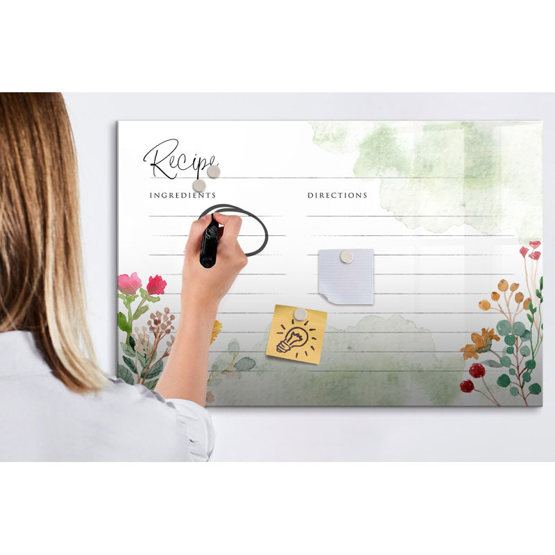 Magnetic Glass Dry Erase Board