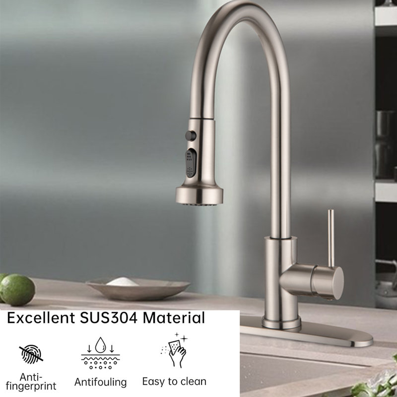 Bathroom Faucet, Brushed Nickel