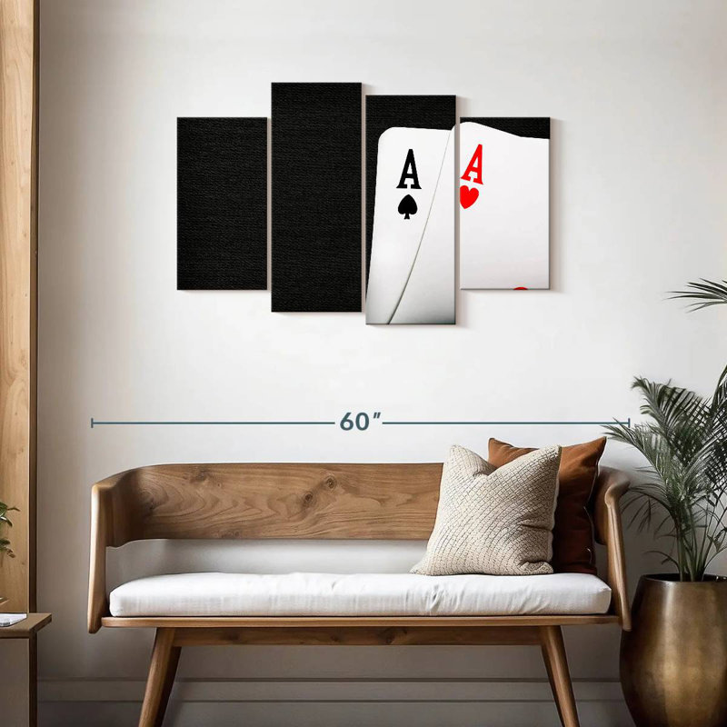 Senne Ace Playing Cards, 27" H x 43" W
