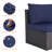 Wicker 6 - Person Patio Conversation Set with Cushions-97637286-96004904