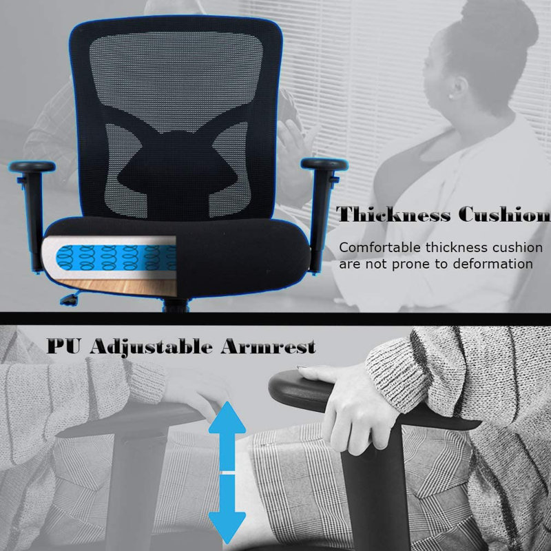 Chaise de travail ergonomique 