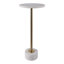 Table de bout en marbre Layla - Table d'appoint parfaite pour tout salon, chambre à coucher ou bureau-781131953