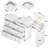 Maurece Rotatable Vanity Desk With Mirror And Adjustable LED Lights, Makeup Vanity With Flip-Top Tabletop And 7 Drawers-44679362